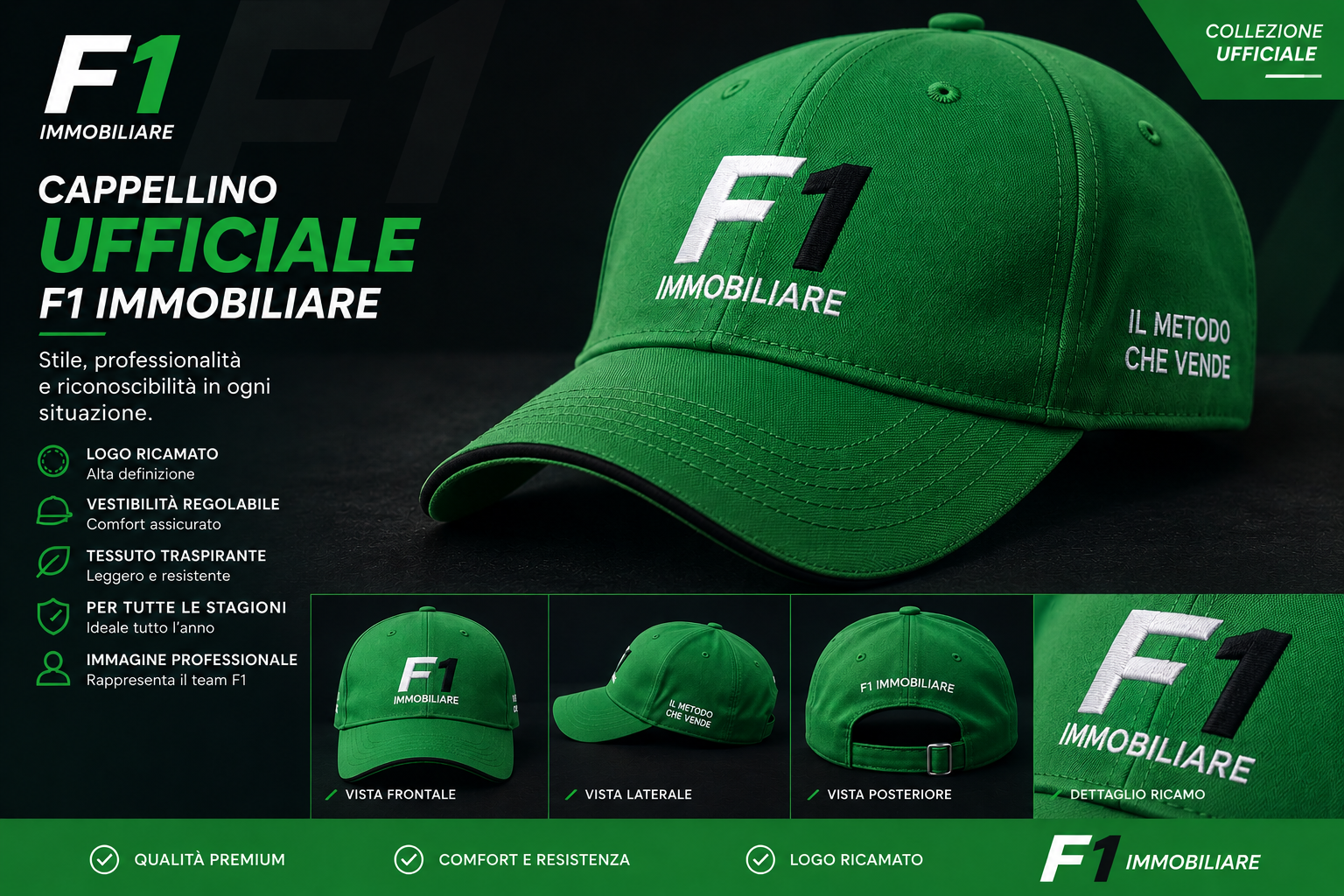 Cappellino Ufficiale F1 Immobiliare